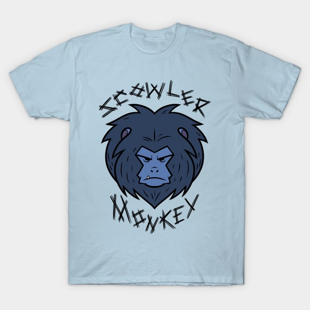 Scowler Monkey T-Shirt by J. Christine Leach